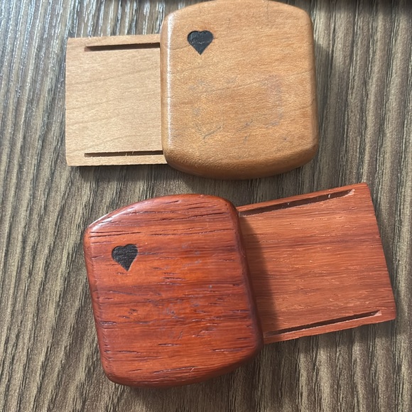 2 Hand Carved Sliding Wooden Mandarin Flash Cards “Wisdom” “Forgiveness” - Picture 1 of 10